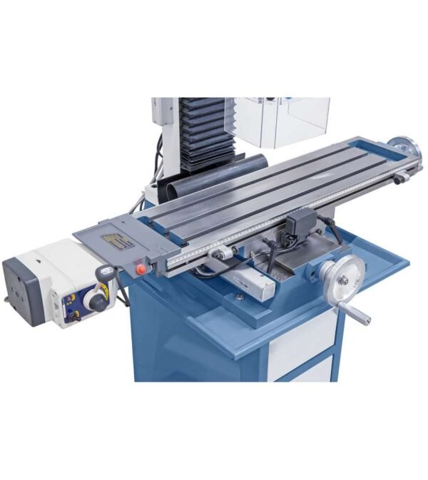 Perceuse fraiseuse métal Bernardo BF35BDC avec avance automatique et affichage digital 3 axes